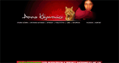 Desktop Screenshot of annaklejzerowicz.pl